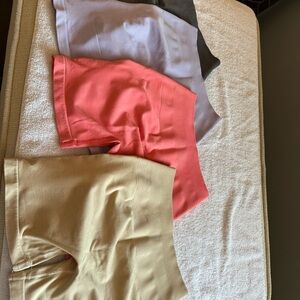 Alphalete Women's Athletic Shorts - Coral, Beige, Lavender, Black